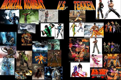 mortal kombat vs tekken by BK43 on DeviantArt