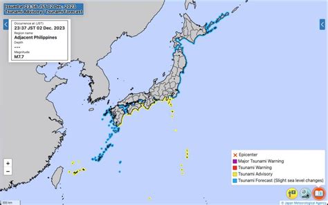 Strong quake near Philippines triggers tsunami advisory in Japan - The Japan Times