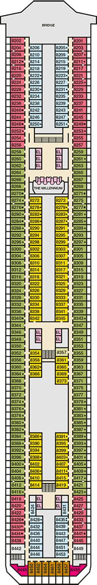 Carnival Freedom Deck plan & cabin plan