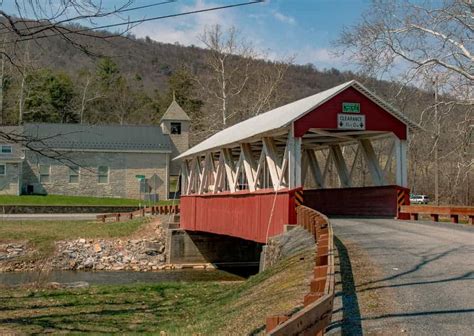 Visiting Saint Mary's Covered Bridge in Huntingdon County, PA ...