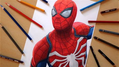 Speed Drawing: Spider-Man (Playstation 4 Game) - YouTube