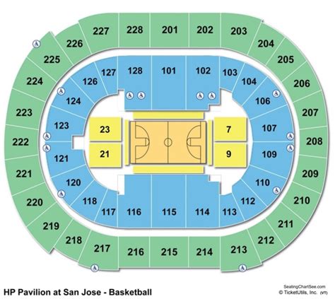 SAP Center Seating Chart | Seating Charts & Tickets