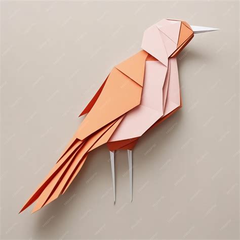 Premium AI Image | Beautiful Bird paper origami crafts