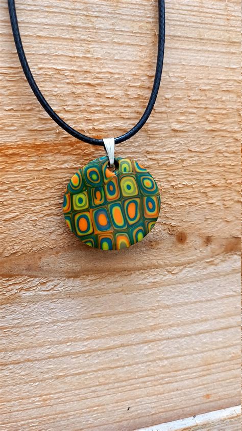 Polymer Clay Necklace - Etsy