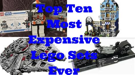 Top 10 Most Expensive Lego Sets Ever (2016) - YouTube