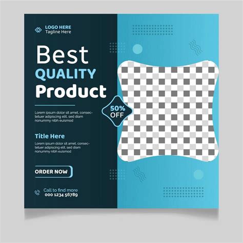 Best quality product social media post template 6602360 Vector Art at Vecteezy