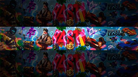 ArtStation - Banner Fortnite/rocket league X Basty