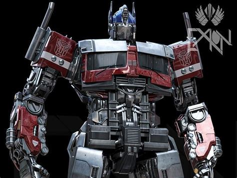 Transformers Optimus Prime ROTB 3D model rigged | CGTrader