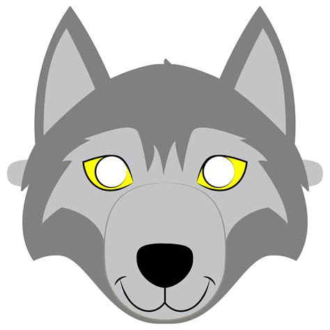 Free Printable Wolf Mask - Free Printable