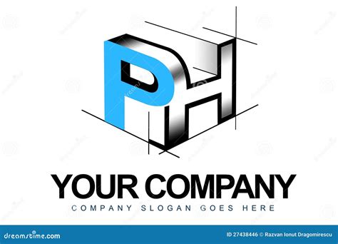 3D Letters Logo stock illustration. Image of graphic - 27438446