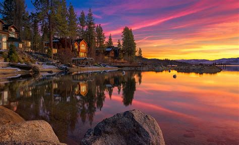 Lake Cabin Wallpapers - Wallpaper Cave