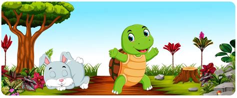 The Tortoise and The Hare - Classic Moral Story for Kids