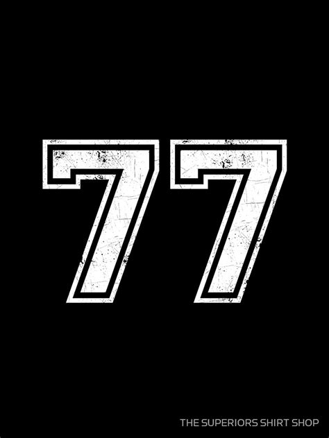 "77 jersey jerseys number 77 jersey Sport" T-shirt for Sale by superiors-shop | Redbubble ...