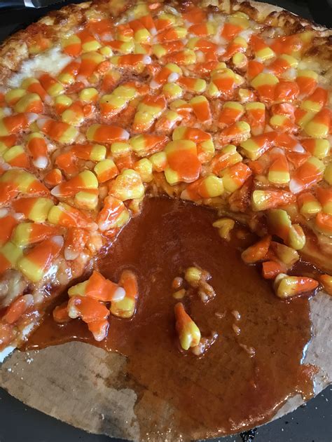 Candy Corn Pizza Is The Viral Trend No One Asked For, So Obviously We Tried It