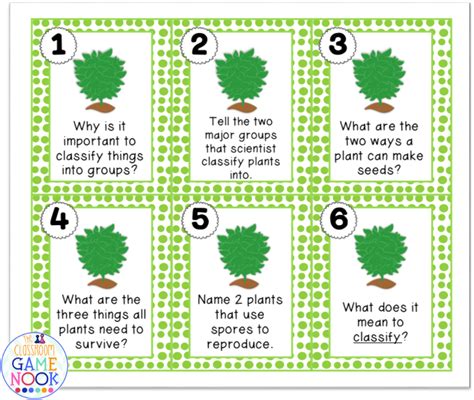 The Classroom Game Nook: Plant Game {Freebie!!!}