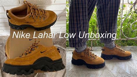 Nike Lahar Low Unboxing + Details + Try on - YouTube