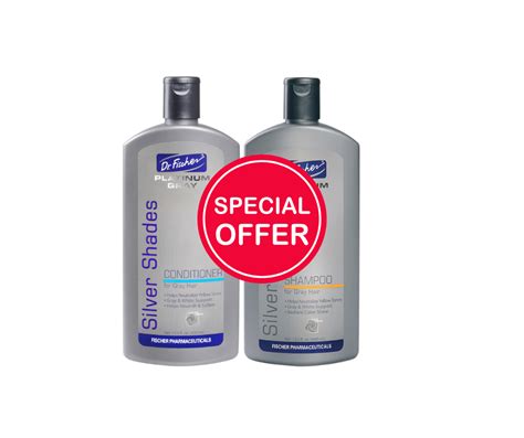 Platinum Gray Purple shampoo and conditioner - Dr. Fischer