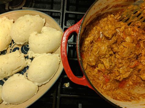 Sierra Leone - Groundnut Stew with Ugali | African food, Sierra leone food, Kenyan food