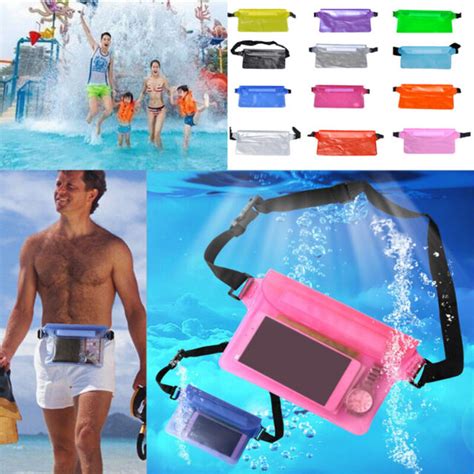 Waterproof Underwater Waist Bag Fanny Pack Swimming Dry Pouch Phone ...