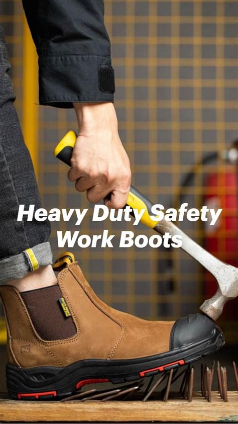 Heavy Duty Safety Work Boots SafeToe Safety Boots | Safety work boots ...