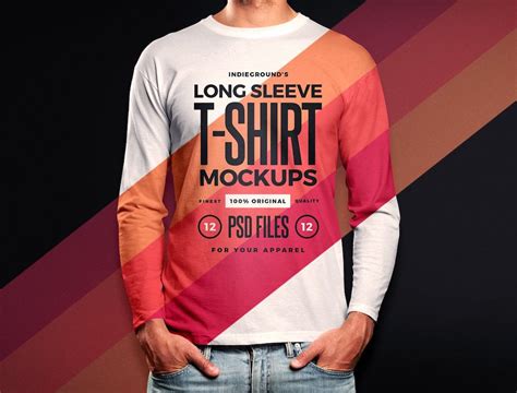 22 Long Sleeve Shirt Mockup Templates 2022 - Colorlib