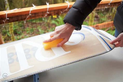 How to Wax a Snowboard | Simply Designing with Ashley