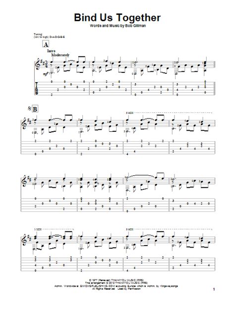 Bind Us Together by Bob Gillman - Solo Guitar - Guitar Instructor