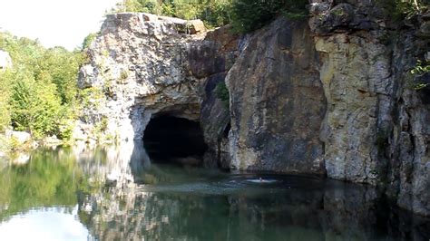 Cliff Jumping in Alstead New Hampshire - 50 Feet - YouTube