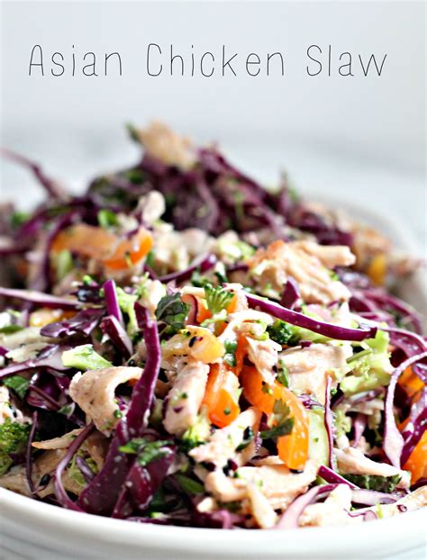 Asian Chicken Slaw - Cooking With Books