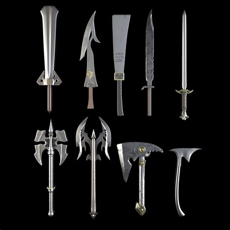 ArtStation - Sword and Axe Vol 01 | Resources