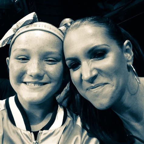 Stephanie McMahon and her oldest daughter Aurora Rose Levesque #WWE # ...