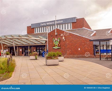 DERBY, UNITED KINGDOM: May, 2020: Derby Railway Station, the Main ...