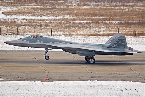 Another Sukhoi Su-57 stealth fighter is delivered to the Russian Air ...