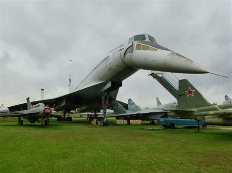 Tupolev 144 @ The Russian Air Force Museum at Monino, Russia. Civil ...