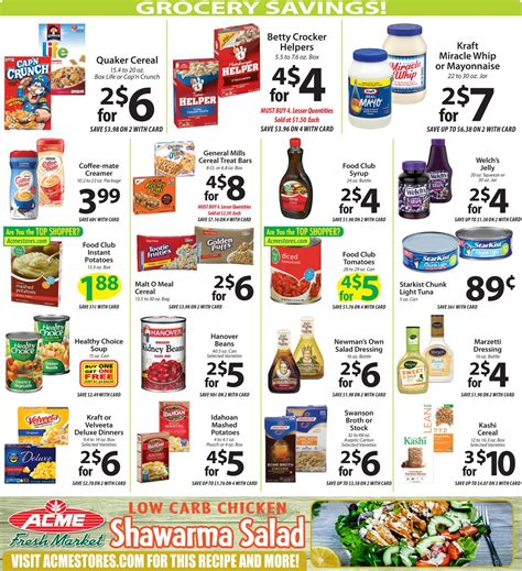 Acme Fresh Market Current weekly ad 01/07 - 01/13/2021 [9] - frequent ...