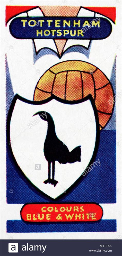 Tottenham Hotspur football club and badge Stock Photo: 173264150 - Alamy | Tottenham hotspur ...