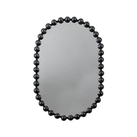 Ceretti Black Oval Mirror | Oval Mirror | Black Mirror | Modern Mirror
