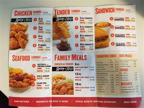 Popeyes Menu Singapore & Latest Price List 2024