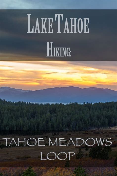 North Lake Tahoe Hiking Trails: Tahoe Meadows Interpretive Loop | Lake ...