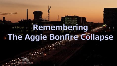 A Postcard from the Field: The Aggie Bonfire Collapse - NBC News