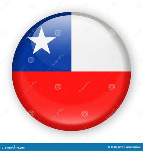 Chile Flag Vector Round Icon Stock Illustration - Illustration of icon ...