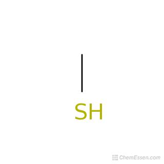 Methanethiol Structure - CH4S - Over 100 million chemical compounds | CCDDS