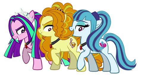 The Dazzlings- Pony Forms by DragonMaster137 on DeviantArt | My little ...