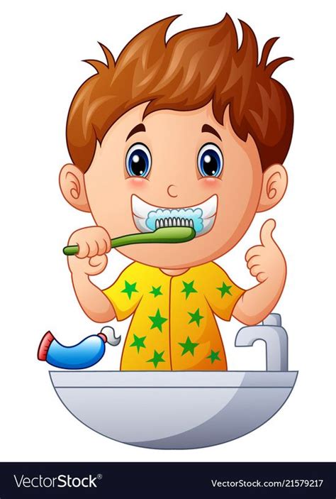 brushing teeth - Clip Art Library