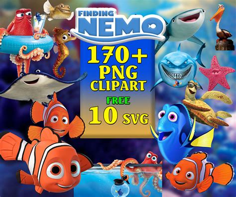 170 Nemo Dory Clipart, Finding Nemo , Finding Dory Png, Nemo - Inspire Uplift