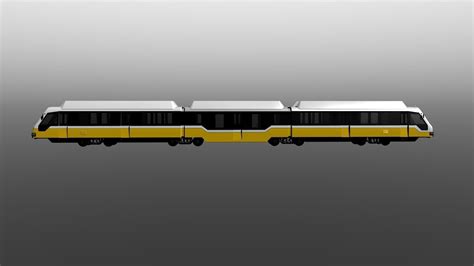 DART Light Rail 3D model | CGTrader