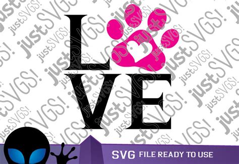 Love Dogs svg By JustSVGs | TheHungryJPEG