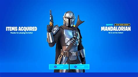 How To Get NEW MANDALORIAN SKIN In Fortnite! (New Mandalorian Skin ...