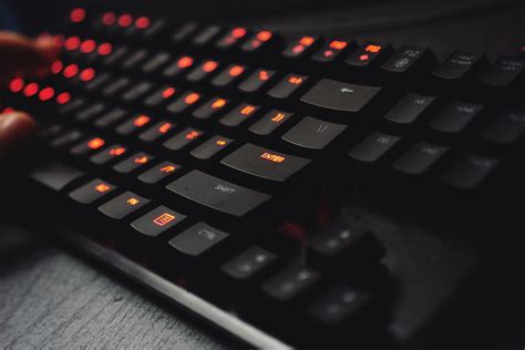 Black Lighted Gaming Keyboard · Free Stock Photo