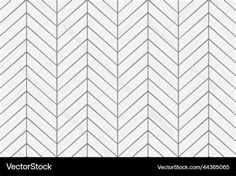 White chevron tile seamless pattern kitchen Vector Image